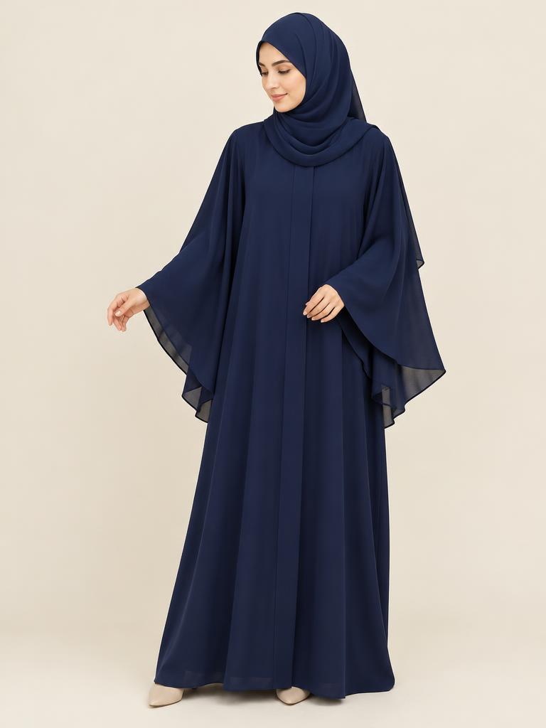 Navy Butterfly Borka